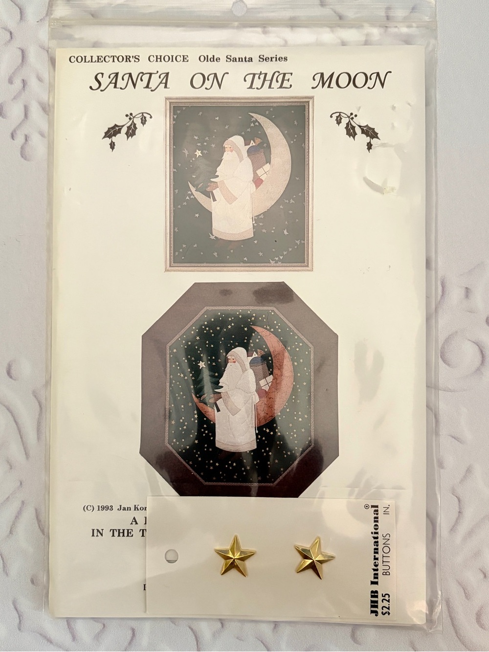 Christmas Quilt Pattern Lot | Santa Nativity Stained Glass (Vintage Classic) - Picture 4 of 13